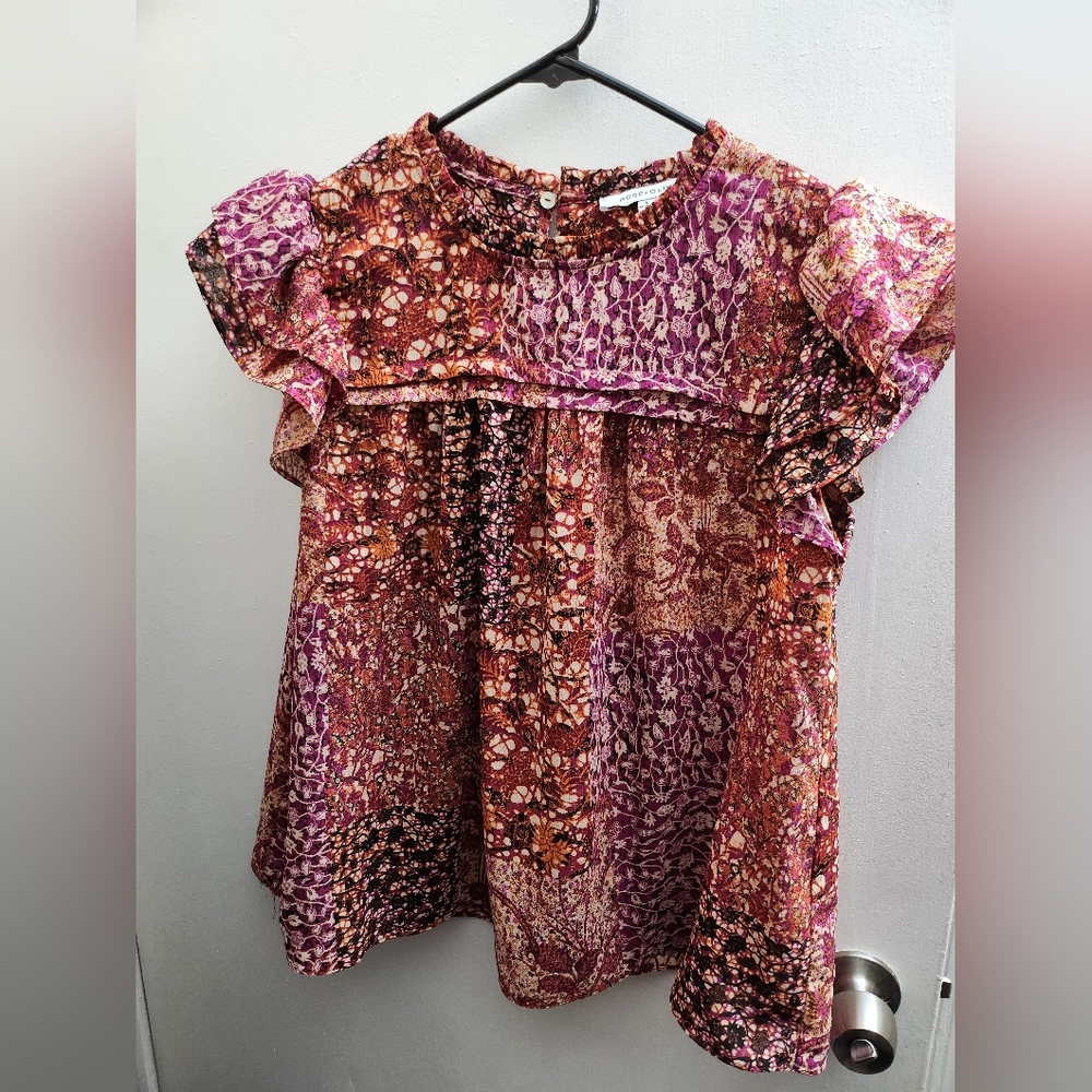 Rose & Olive top